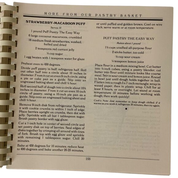 Grant Corner Inn Breakfast & Brunch Cookbook By Louise Stewart 1986 Spiral Bound - Picture 13 of 14